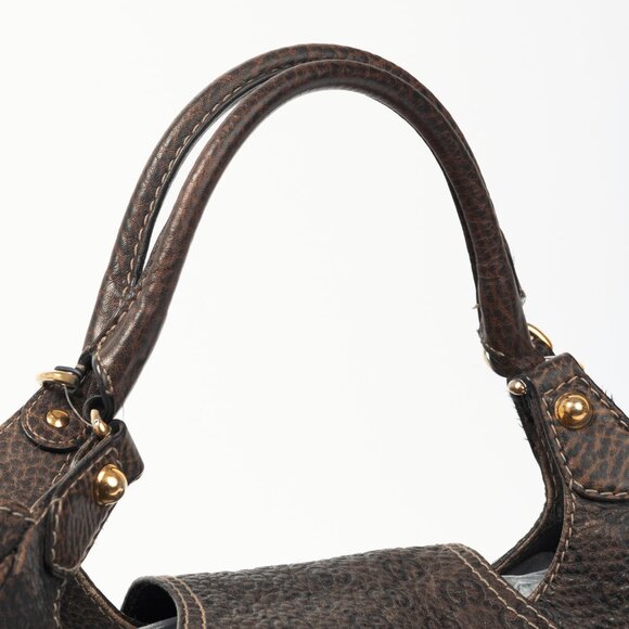 Gucci New Pelham Brown Guccissima Leather Large Shoulder Bag - Picture 6 of 13